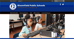 Desktop Screenshot of bloomfieldschools.org