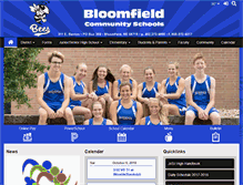 Tablet Screenshot of bloomfieldschools.net